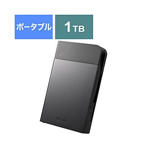 BUFFALO(バッファロー) HD-PZF1.0U3-BKA　USB3.1(Gen1)対応 耐衝撃...