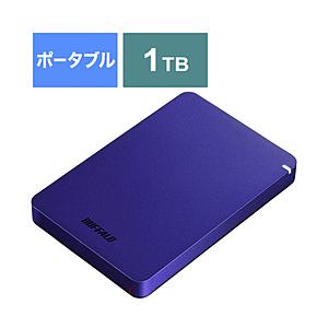 BUFFALO(バッファロー) HD-PGF1.0U3-BLA(ブルー)  [ポータブル型 /1TB...