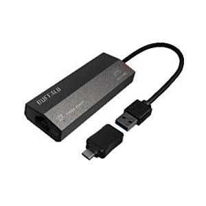 BUFFALO(バッファロー) LAN変換アダプタ [USB-C＋USB-A オス→メス LAN] ...