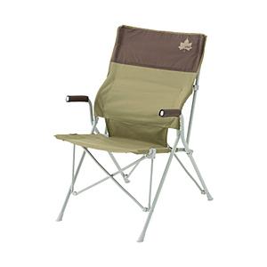 ロゴス LOGOS Life バックホールドチェア （ブラウン） LOGOS   ［ハイタイプ /1...