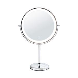 コイズミ LED拡大鏡（丸型卓上タイプ）  シルバー KBE-3290/S