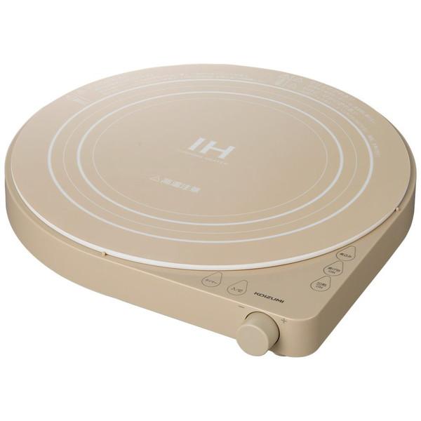コイズミ ＩＨクッキングヒーター  ベージュ KIH1406C ［1口］