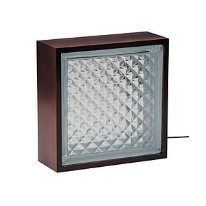 イシグロ ガラスブロックライト (AC電源アダプター別売品)  ダイヤモンド 21393 ［LED］