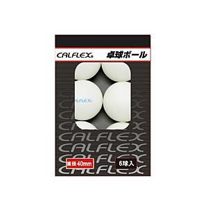 サクライ貿易 卓球ボール 6球入 CTB-006WH ホワイト