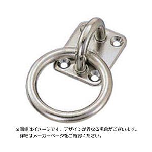 水本機械製作所 水本　ステンレス　丸カンプレート　丸カン内径30mm　30mm×34mm   PR-...