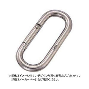 水本機械製作所 水本　ステンレス　プチカラビナ（スタンダード型）　線径4mm長さ38mm   P-4