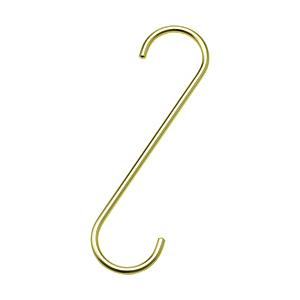 水本機械製作所 ファンシーSフックストレート（ライトイエロー）　全長400mm　A959