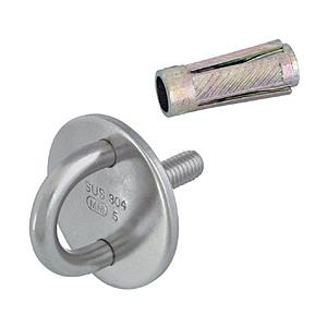 水本機械製作所 ステンレス　ネジ込みラウンドアイ　捻径　M−6　B060