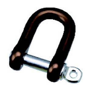 水本機械製作所 水本　アルミシャックル（ブラウン）　呼び８ｍｍ