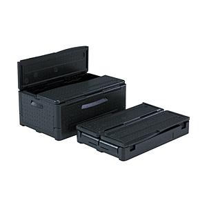 三甲 折りたたみコンテナー オリコン 38L  ブラック SKO-EP38B-BK