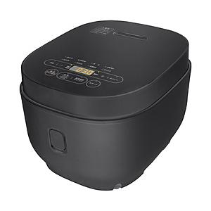 ORIGINAL BASIC 温度調節機能付き マイコンジャー炊飯器 5.5合 温調炊飯器 5℃刻み...