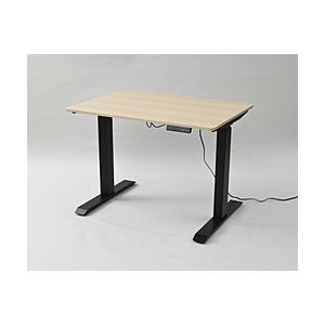 ヤマゼン 電動昇降デスク [W1000ｘD700ｘH710〜1170mm] スタンダード  マットブ...