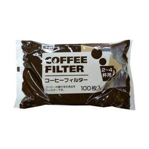 イトウ コーヒーフィルター 100P2-4BROWN