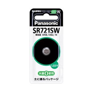 Panasonic(パナソニック) 【酸化銀電池】（1個入り） SR721SW