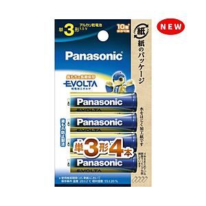 Panasonic(パナソニック) 【単3形】 4本 アルカリ乾電池 「エボルタ」LR6EJ/4B