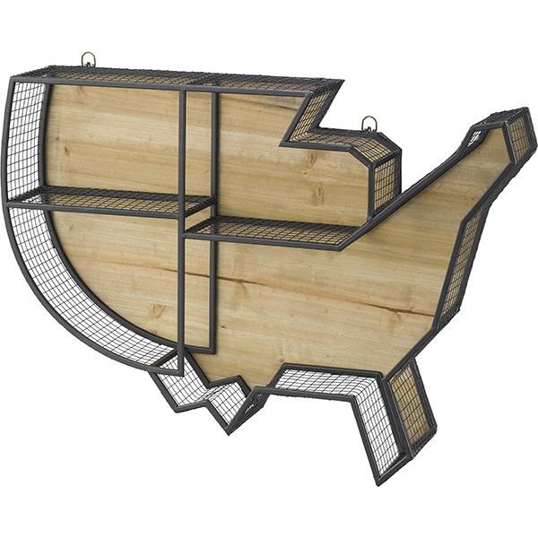 東谷 ウォールラック LFS-591B(W74×D15.5×H52cm)  W74×D15.5×H5...