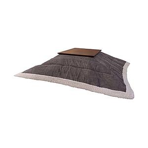 東谷 【こたつ薄掛ふとん】KK-141GY(正方形/グレー/薄掛ふとんサイズ:190×190cm) ...