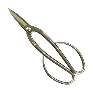 鶴巻刃物 翠柳 オールステンレス足長盆栽鋏