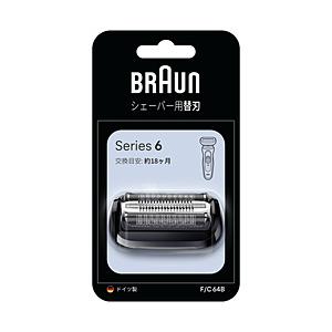ブラウン シリーズ6専用替刃 ブラック FC64B ［網刃+内刃セット］