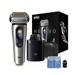 ブラウン NEVO シルクシェーバー 洗浄器モデル  シルバー NEVO15000C ［4枚刃 /A...