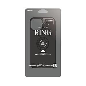 ラスタバナナ iPhone 14 / 13 (6.1インチ) TPUリングケース  ブラック 706...