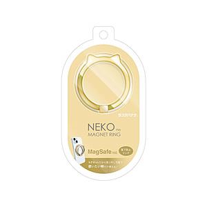 ラスタバナナ Magsafe用猫型スマホリング NEKO no MAGNET RING  ゴールド ...