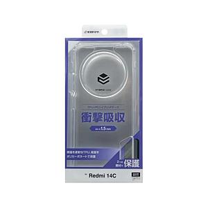 ラスタバナナ Redmi 14C ハイブリッドケース TPU×PC  クリア 8568R14CHPC...