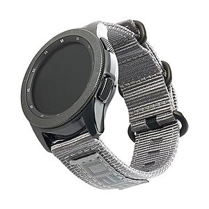 UAG UAG社製 Galaxy Watchバンド GalaxyWatch 42mm用 NATOシリーズ（グレー）   UAG-RGWSN-GR｜y-sofmap