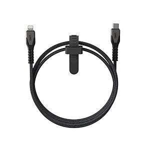 UAG KEVLAR CORE USB-C to ライトニング POWER ケーブル  ブラック/グ...