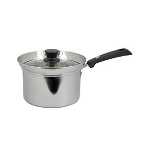 ベストコ ベストコ 片手鍋 18cm ストレーナー付 ふきこぼれにくい パスタ ソースパン IH ガ...