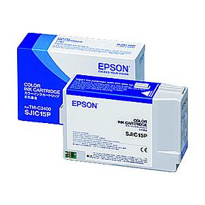 EPSON(エプソン) 【純正インク】 SJIC15P　業務用インクカートリッジ3色（廃インク一体型...
