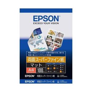 EPSON(エプソン) KA4100SFD　両面スーパーファイン紙（A4・100枚） 【864】｜y-sofmap