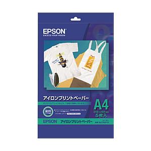 EPSON(エプソン) 〔インクジェット〕アイロンプリントペーパー 0.14mm [A4 /5枚] ...