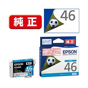 EPSON(エプソン) 純正プリンターインク サッカーボール シアン ICC46A1