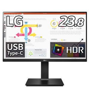 LG(エルジー) USB-C接続 PCモニター 24QP750-B ［23.8型 /ワイド /WQHD(2560×1440）］