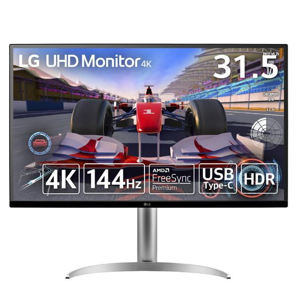 LG(エルジー) 32UQ750-W USB-C接続 PCモニター   ［31.5型 /4K(384...