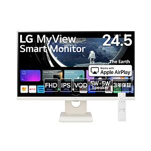 LG(エルジー) PCモニター LG MyView Smart Monitor ホワイト 25SR5...
