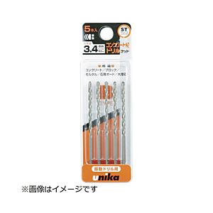 ユニカ 振動用ドリルセット　Bタイプ　4.3mm　5本組　DP5B43