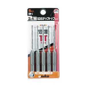 ユニカ DP5-T35 ユニカ チップトップドリルセット 3.5mm 5本セット