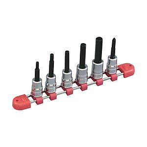 京都機械工具 9．5sq．ヘキサゴンビットソケットセット［6コ組］ TBT306H