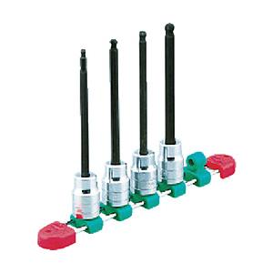 KTC 12．7sq．ロングヘキサゴンビットソケットセット［9コ組］　TBT4L09BH