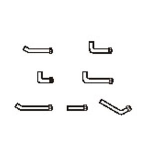 京都機械工具 フックBセット（10本組） SKR54B