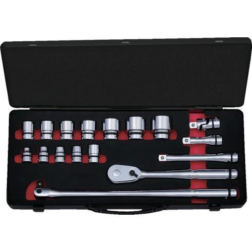 KTC ネプロス　１２．７ｓｑ．ソケットレンチセット［１７点］（ケース付き）