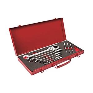 スエカゲツール 10本組フレックスロックギアレンチセット FLG10S