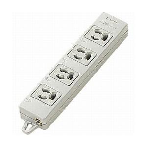 Panasonic(パナソニック) OAタップ［マグネット付］ （3P・4個口・グレー）　WCH24...