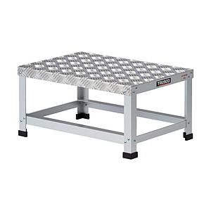 トラスコ中山 ＴＲＵＳＣＯ　ローハイシステムステップ　アルミ製足踏台　５００Ｘ３５０ＸＨ２５０   ...