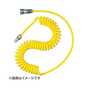 トラスコ中山 スパイラルホース カップリング付 使用範囲 6m SAH808C