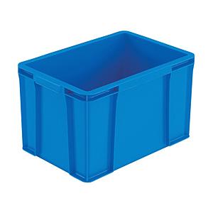 トラスコ中山 THC型コンテナ 有効内寸375X245X244 青 THC24B