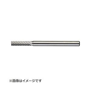 トラスコ中山 超硬バー 円筒型 Φ3X刃長14X軸3 シングルカット TB1A030S