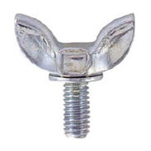 トラスコ中山 プレス蝶ボルト　ユニクロム　サイズM6×25　17個入　B360625